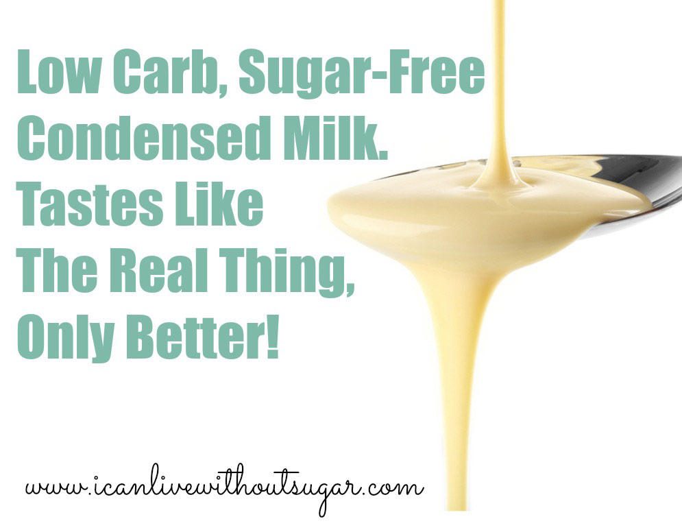 sugarfree condensed milk Archives I Can Live Without Sugar
