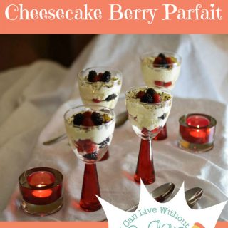 low carb cheesecake berry parfait