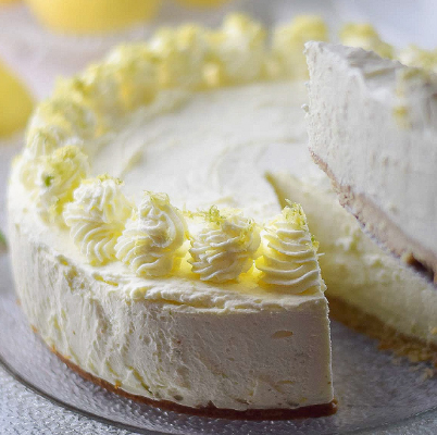 low carb citrus cheesecake